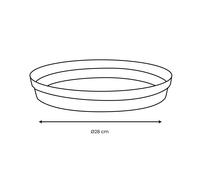 EDA Soucoupe pour pot - Blanc