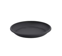 EDA - Soucoupe Ronde Osaka Ø 15 cm - Compatible avec Les Pots de Fleurs Osaka - Intérieur/Extérieur - Gris Anthracite