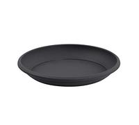 EDA - Soucoupe Ronde Osaka Ø 38 cm - Compatible avec Les Pots de Fleurs Osaka - Intérieur/Extérieur - Gris Anthracite