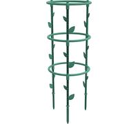 EDA - Tuteur Veg&Table pour Plantes Grimpantes - Support Rond - Montage Facile - Possibilité d'Assembler - A Poser au Sol ou sur Le Pot - Ø 25 x H. 66,3 cm - Vert Canada