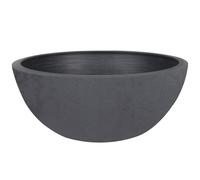 EDA - Vasque Basalt'Up 30 cm - 5,5 L - Décor Imitation Béton - Ø 29,5 x H.12 cm - Gris Anthracite