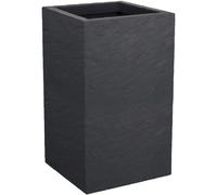 EDA Volcania Up Pot Carré Haut - 36 L - Gris anthracite