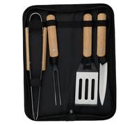 Edco Eindhoven B.V. Alpina BBQ Toolset - Ensemble de 4 Pièces avec Sac de Rangement