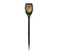 Edco Eindhoven B.V. Grundig Torche Solaire de Jardin - Effet Flamme LED - Lampe Extérieur Solaire - Lampe de Sol - Lampe Résistant aux Intempéries IP44-72cm