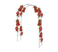 Arche De Jardin - Kinzo - 240 X 140 Cm - Métal Avec Revêtement Poudre - Vert - Résistant Aux Intempéries Multicolore