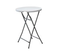 Edco Pot 871125254219 Polyéthylène Table de bar - Blanc