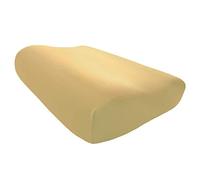 Edda Lux Housse destiné à Tempur Original S, M, L et XL Oreiller, 50 x 31 cm, Taie d'oreiller en Jersey Doux pour Oreiller Cervical, 100% Coton, Curry