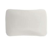 Edda Lux Housse destiné à Tempur Symphony et Tempur Arch S/M Oreiller 63 x 43 cm, Taie d'oreiller en Jersey Doux avec Fermeture éclair, 100% Coton, Blanc