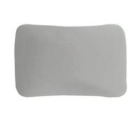 Edda Lux Housse destiné à Tempur Symphony et Tempur Arch S/M Oreiller 63 x 43 cm, Taie d'oreiller en Jersey Doux avec Fermeture éclair, 100% Coton, Platine