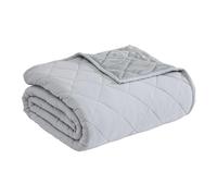 Eddie Bauer - Couverture pour lit Simple, literie Douce et Confortable, décoration d'intérieur matelassée (Gris uni Classique, lit Simple)