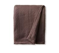 Eddie Bauer - Couverture pour lit Simple, literie en Coton léger, Parure de lit Luxueuse (Champignon à Chevrons, lit Simple)