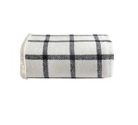 Eddie Bauer Couverture réversible Super Douce en Sherpa et Polaire brossée, idéale pour se détendre (Bunkhouse Beige/Anthracite)
