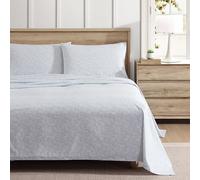 Eddie Bauer - Draps pour lit Jumeaux, Ensemble de literie en Percale de Coton, décoration d'intérieur fraîche et Respirante (Little Blossom, lit Simple)