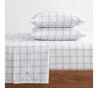 Eddie Bauer Home - Flannel Collection Parure de lit en Coton, pré-rétréci et brossé pour Plus de Douceur, de Confort et Une Sensation de Confort, pour lit Simple, Motif écossais Westridge