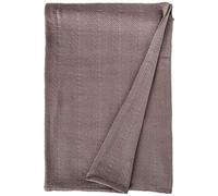 Eddie Bauer Home Herringbone Collection Couverture 100% Coton, légère et Respirante, Lavable en Machine, Facile d'entretien, lit Queen-Size, Motif Champignon