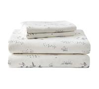 Eddie Bauer - Parure de lit en Flanelle de Coton Chaude et Respirante avec Poches Profondes, brossée pour Plus de Douceur, décoration d'intérieur Confortable, certifiée Oeko-Tex (prairies d'oies, lit