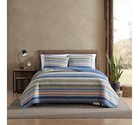 Eddie Bauer Parure de lit réversible en Coton avec taies d'oreiller Assorties, décoration d'intérieur pour Toutes Les Saisons, 100% Vert Yakima, lit Simple