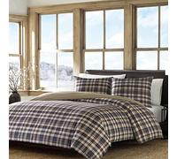Eddie Bauer Port Gamble Comforter Set Full/Queen Blue 3 Piece