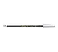 edding 1200 feutre de coloriage métallique - argent - 1 stylo - pointe ronde 1-3 mm - pour colorier, écrire, dessiner avec effets métalliques brillants - pour livres d'or, cartes de vœux,albums photos