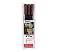 edding 1255 Set de 3 Feutres de Calligraphie Largeur de trait : 2-3,5/5 mm Marron Foncé