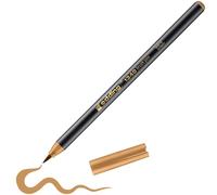 edding 1340 Feutre pointe pinceau - ocre - 1 stylo - pointe de pinceau flexible - feutre pour la peinture, l'écriture et le dessin - carnets, mandalas, calligraphie