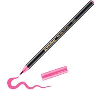 edding 1340 Feutre pointe pinceau - rose - 1 stylo - pointe de pinceau flexible - feutre pour la peinture, l'écriture et le dessin - carnets, mandalas, calligraphie