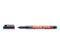 edding - Marqueur permanent 140 S - pointe ronde 3 mm, étanche, séchage rapide - Vert, 1 stylo