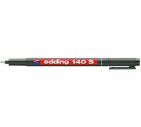edding Feutre permanent 140 S - pointe ronde 3 mm - noir - pour surfaces lisses