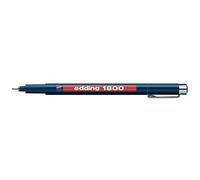 Edding 1800 profipen Pigment Liner Stylo à pointe fine Stylo à dessin Noir 0,1 mm
