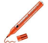 edding 2000 C Marqueur permanent - orange - 1 stylo - pointe ronde 1,5-3 mm - sèche vite - résiste à l'eau et à l'essuyage - pour carton, plastique, bois, métal - marqueur universel