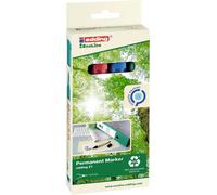 Marqueurs permanents rechargeables Ecoline Edding E21 - Pochette de 4 couleurs assorties