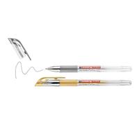 Edding 2185 Gel Ink Rollerball - Gold, Silver (Metallic) - 2 Pens -.7 Mm - Gel Pen For Writing, Drawing, For Mandalas, Bullet Journals - Rollerball Gel Rollerball Pen