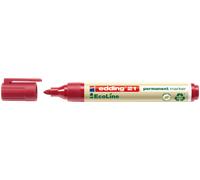 Marqueurs permanents rechargeables Ecoline Edding E21 - Rouge