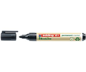 EDDING 21SW - Marqueur permanent, rechargeable, noir