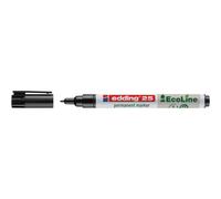 Edding 25 Ecoline Marqueur permanent pointe ogive 1 mm - Noir