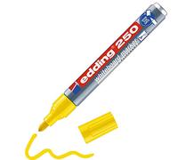 edding Marqueur pour tableaux blancs 250 — feutre effaçable, pointe ronde 1,5–3 mm, jaune
