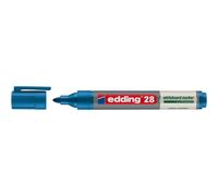 edding Marqueur tableau blanc 28 EcoLine effaçable à sec 90% plastique recyclé pointe 1,5-3 mm Bleu