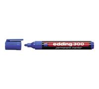 Edding 300 4-300003 Marqueur permanent bleu foncé résiste à l'eau: oui