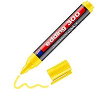 edding Marqueur permanent 300 – Jaune – Pointe ronde 1,5-3 mm – 1 stylo
