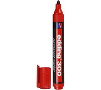 Edding 300 4-300002 Marqueur permanent rouge résiste à l'eau: oui