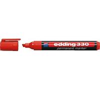 Edding 330 4-330002 Marqueur permanent rouge résiste à l'eau: oui