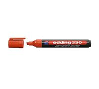 Edding Marqueur permanent E-330 Rouge – Résistant à l'eau – 10 unités