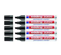 Edding 3300 Marqueur permanent rechargeable 1-5 mm, 1 - 5 mm, 5 x noir., 5