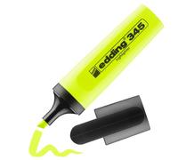 Edding 345 surligneurs - jaune - 1 stylo - Pointe biseautée 2-5 mm - parfait pour des marquages et des surlignages lumineux de textes et notes