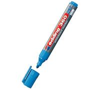 edding Marqueur tableaux blancs 360 – bleu clair – pointe ronde 1,5–3 mm – 1 stylo – effaçable