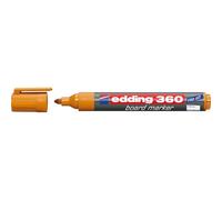 Edding 360 Marqueur pour tableaux blancs - orange - 1 stylo - pointe ronde 1,5-3 mm - feutre effaçable - pour tableaux blanc, magnétique, mémo et chevalet de conférence - sketchnotes