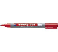 Edding 361 4-361002 Marqueur tableau blanc rouge