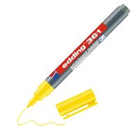 edding Marqueur pour tableaux blancs 361 – Jaune – Pointe ronde 1 mm – Effaçable