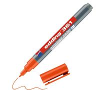 edding 361 Marqueur pour tableaux blancs - orange - 1 stylo - pointe ronde 1 mm - feutre effaçable - pour tableaux blanc, magnétique, mémo et chevalet de conférence - sketchnotes