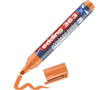 Edding 363 Marqueur pour tableaux blancs - orange - 1 stylo - pointe biseautée 1-5 mm - feutre effaçable - pour tableaux, blanc, magnétique, mémo et chevalet de conférence - sketchnotes